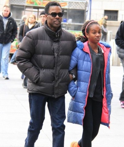 A photo of Chris Rock and his daughter Lola.